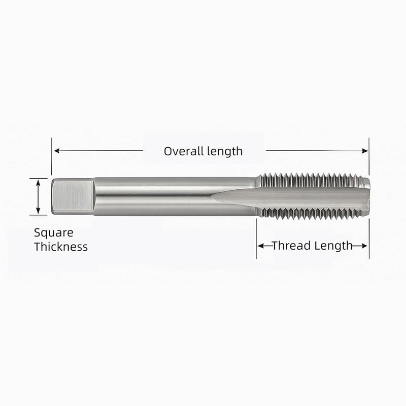 Yamesh 1/4"-18 NPT Tap and Die Set – GCr15 Alloy Steel Pipe Thread Tap and Hex Die Combo, Taper Thread Repair Tool for Conical Pipe Fittings - Image 4
